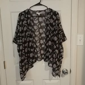 Sheer Patterned Kimono